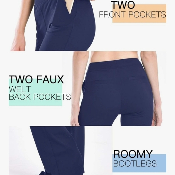 Safort Navy Women's Tailored Pants. XXL - Picture 3 of 9